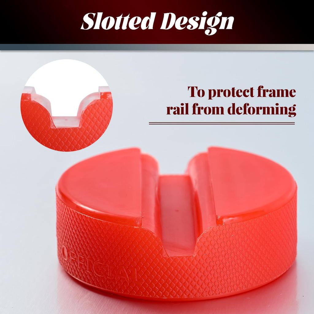 Jack Pad Red Polyethylene Floor Slot Car Rubber Jack Pad Frame Protector Adapter Jack