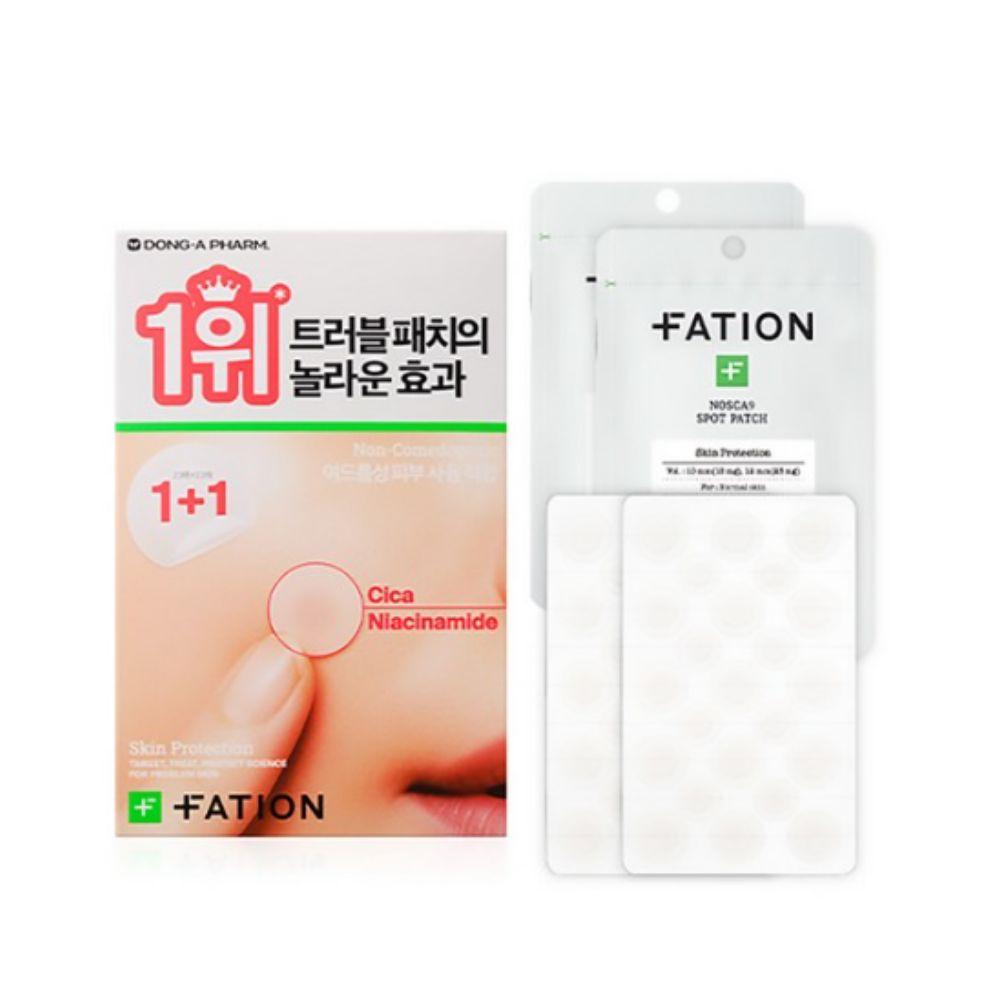 FATION Nosca9 Spot Patch 46 Patches (1 PC) - [Calming] Acne Patch for [Sensitive Skin]