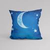 Star and Moon Print Decorative Cushion Cover, Fashionable and Simple Pillow Cover, Home Sofa Cushion Cover
