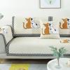 Cartoon Cat Fabric Anti Slip Winter Simplicity Modern Four Seasons Universal Full Package Sofa Cushion Cover