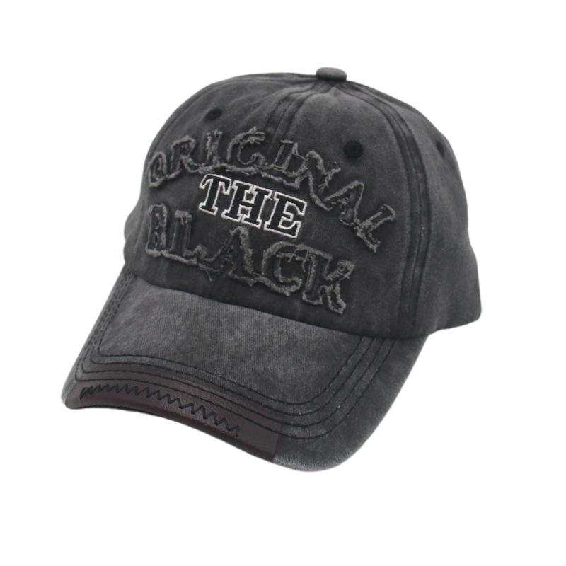 

Alphabet Washed Retro Baseball Cap Sunscreen Casual Cap Sunshade Sports Outdoor English Hat adjustable