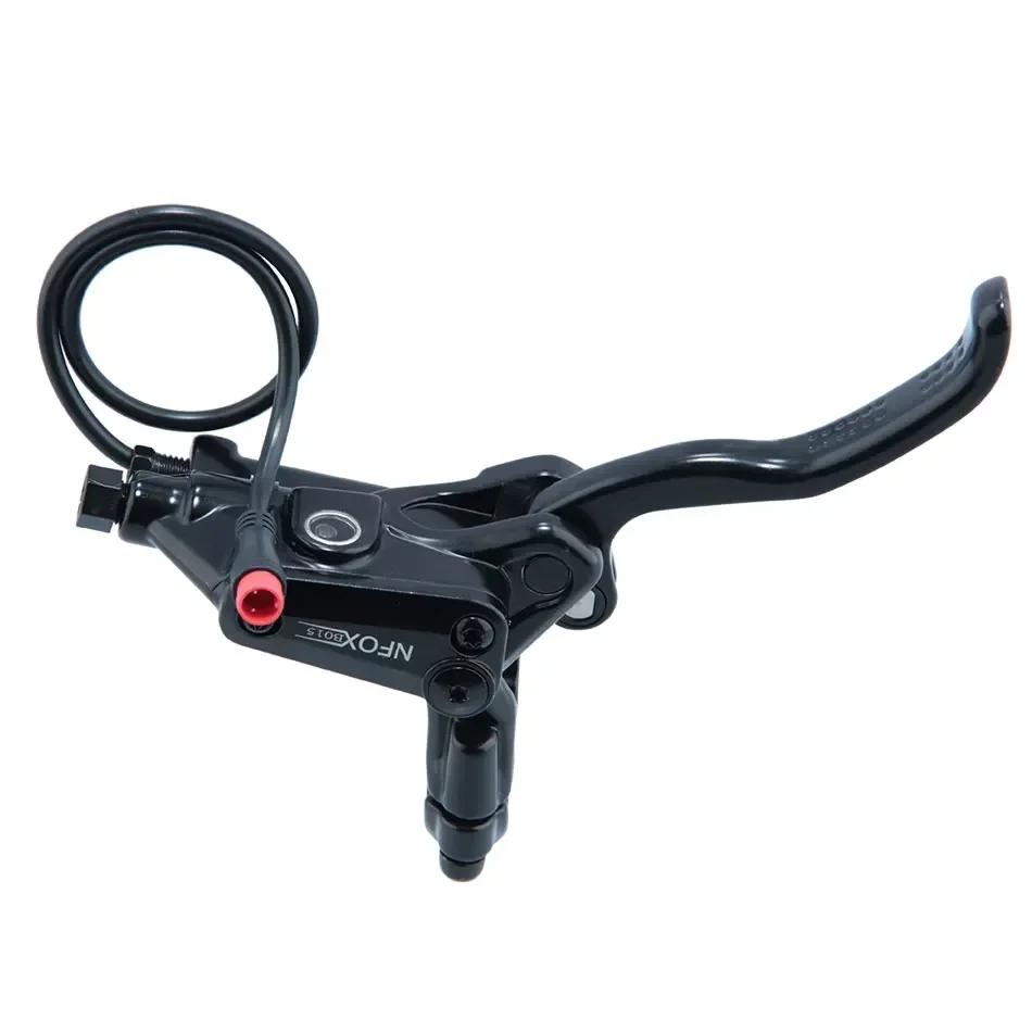 4-piston Disc Hydraulic Brake E-bike Folding Mountain Bike Bicycle Power Off Electric Scooter Caliper Handle Lever Accessories