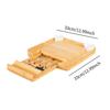 Serving Cheese Tray Bamboo Board for Housewarming Celebration Wedding with round plate