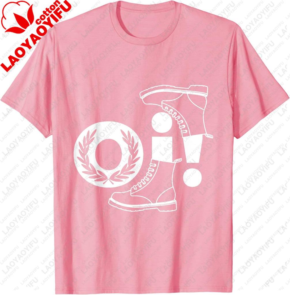 Oi Punk T Shirt Gift for Skinheads Ska Reggae Music Fans TShirt Highend Mens Clothing