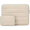 Capa para Laptop de 13 Polegadas Multi Espaço para MacBook Neo Air 13 M1-M5 - Bege