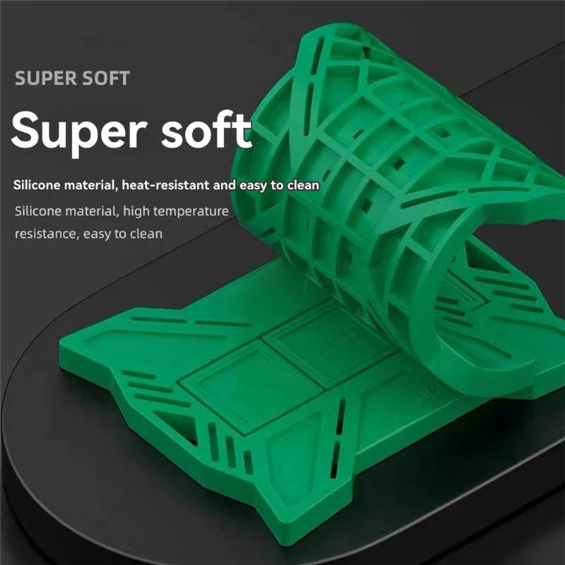 

A95I-WL-716L Universal BGA Reballing Pad Magnetic Tin Implant Pad Mobile Phone CPU IC Rework Adsorption Silicone Fixture зелений