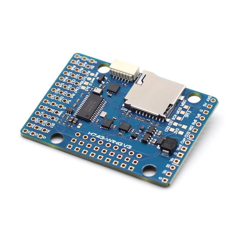 H743 WING V3 RC Flight Control Board Integrated USB C Buzzer Module for FPV Drone Hobbyist Upgrade Projects