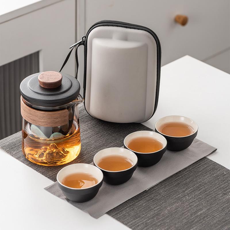 Yuanshan Travel Tea Set Business Gifts Send Leader Teacher Father Bank Customer Company Annual Meeting High-end Souvenir Gift