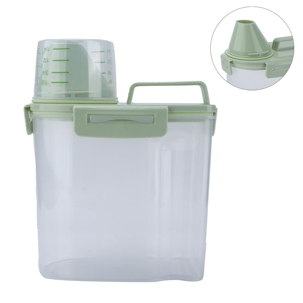 Pet Food Container Waterproof and Moisture Proof Dog Food Storage Tank with Lid and Measuring Cup
