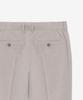 BASIC HOUSE Linen-Like Tapered Fit Slacks Beige Lzpt3104