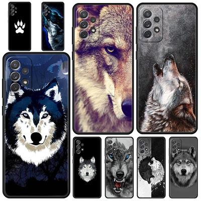 Animal Wolf Phone Case For Samsung Galaxy A51 A13 A71 A21S A12 A11 A31 A41 A01 A03s A22 A23 A33 A73 A53 5G Soft Silicone Cover