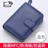 Genuine Leather RFID Blocking Wallet Men Women Short Slim Card Holder ID Case With Zipper