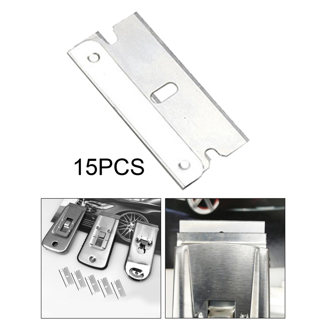 Buy Razor Blade Scraper Window Glass Cooktop 15 Blades 4 at affordable