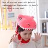 Lustige Cosplay Tier Dinosaurier Kopfbedeckung Niedliche Kopfbedeckung Plüschmütze Kostümparty Süß Halloween Heimdeko Ornament Kappe Requisiten