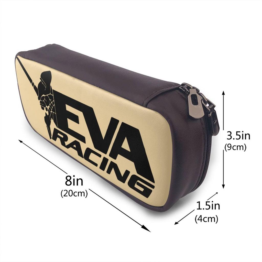 Lonsan PU Stationery Large Lightweight Simple and Stylish Design for Students and School and Office Genesis Case, Capacity, Design, Gusseted,