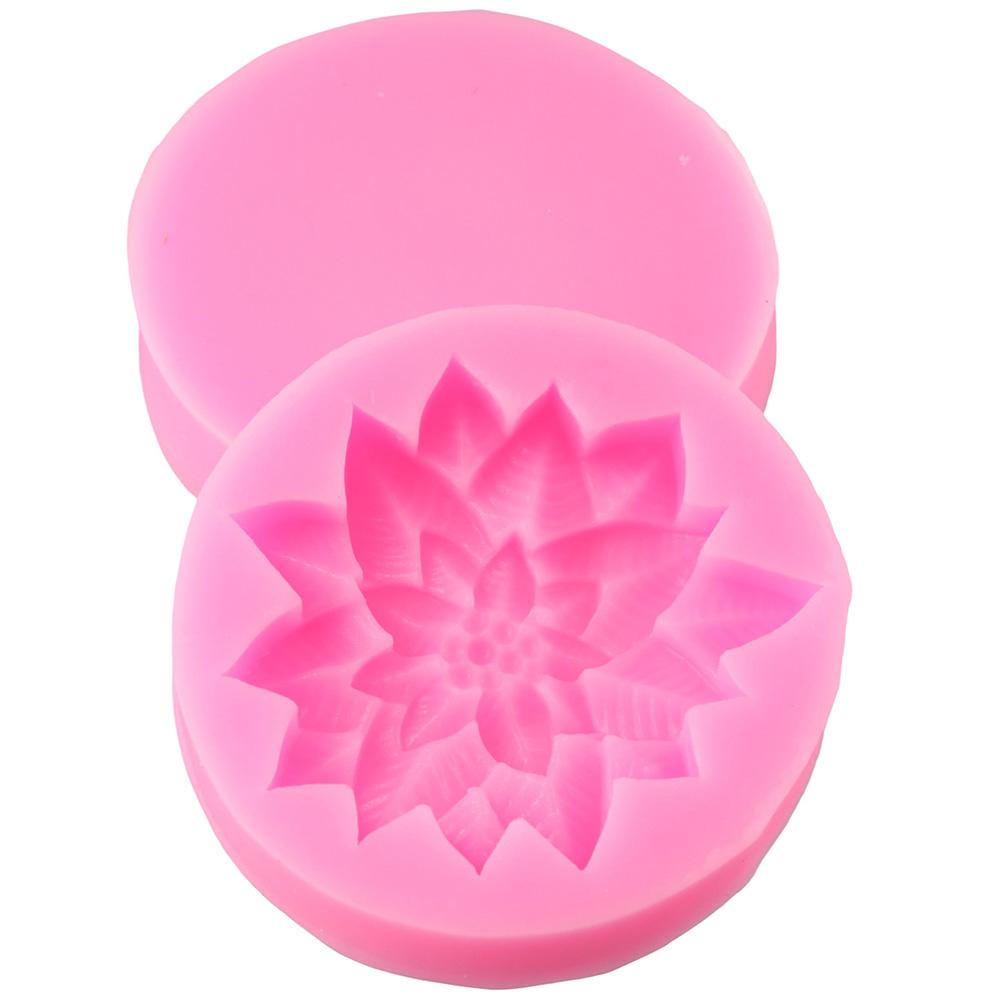 2Pcs Pink Holly Leaf SiliconeMould Silicone Fondant Resin Mould Graduation Silicone Mould   Soap