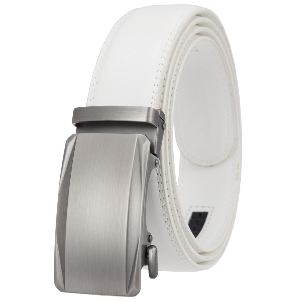 1Pcs Automatic Buckle Belt, Casual Belt, Men'S Korean Version Trendy Belt Ly36-35349-1