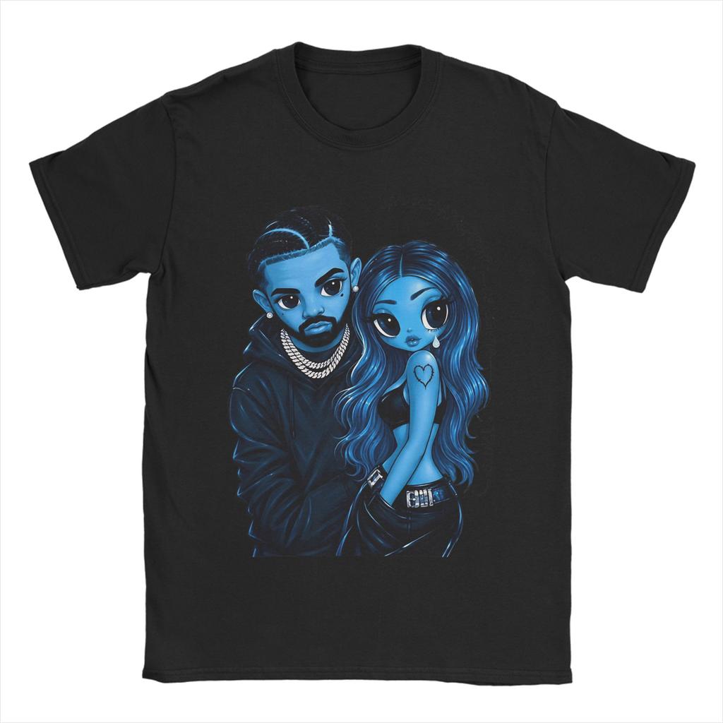 Karol G Cartoon Blue Music Unisexs T Shirt Awesome Tee Shirt Short Sleeve Crew Neck Tshirts Pure Cotton Gift Idea Tops