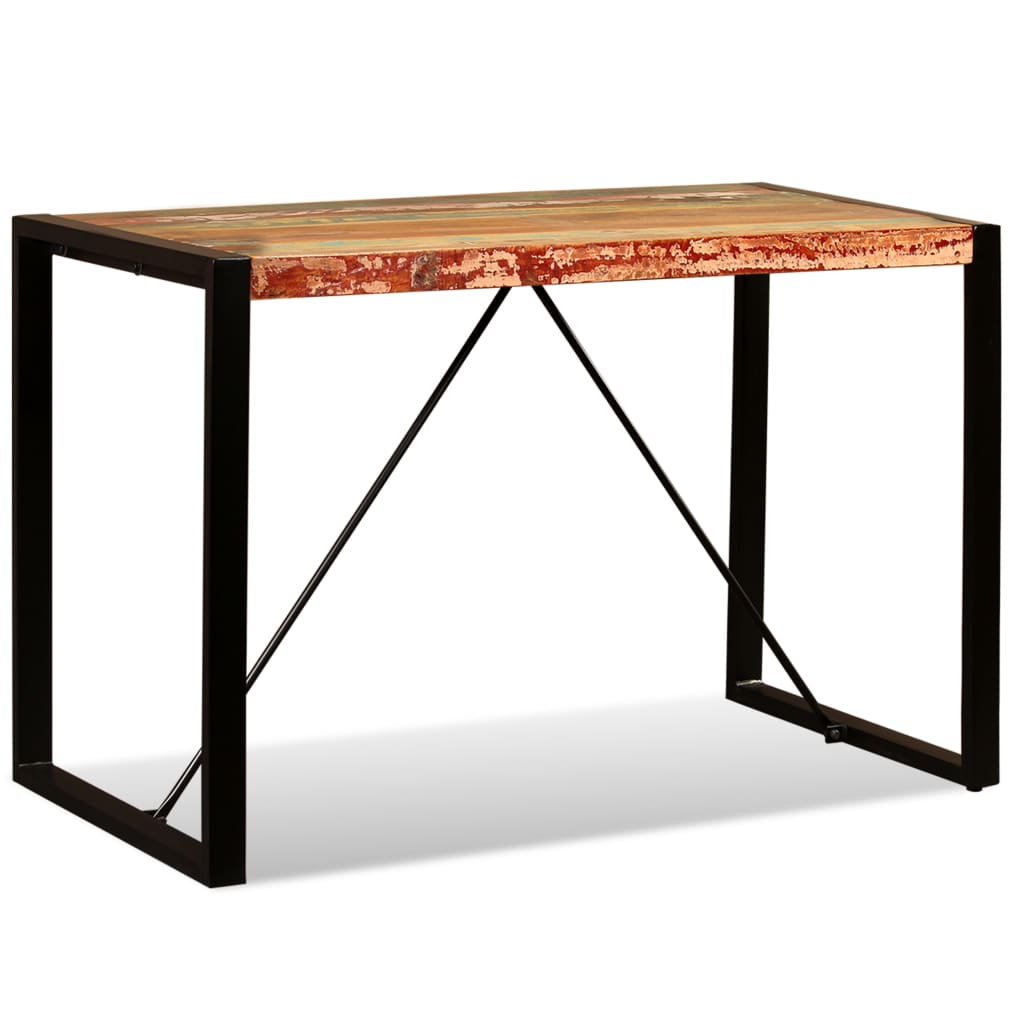 Dining Table Reclaimed Solid Wood 120 Cm