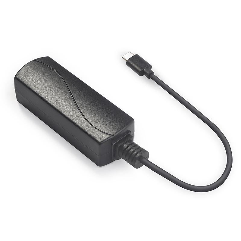 48V To 5V PoE Ethernet-to-USB-C Network Adapter for Phones/Tablets
