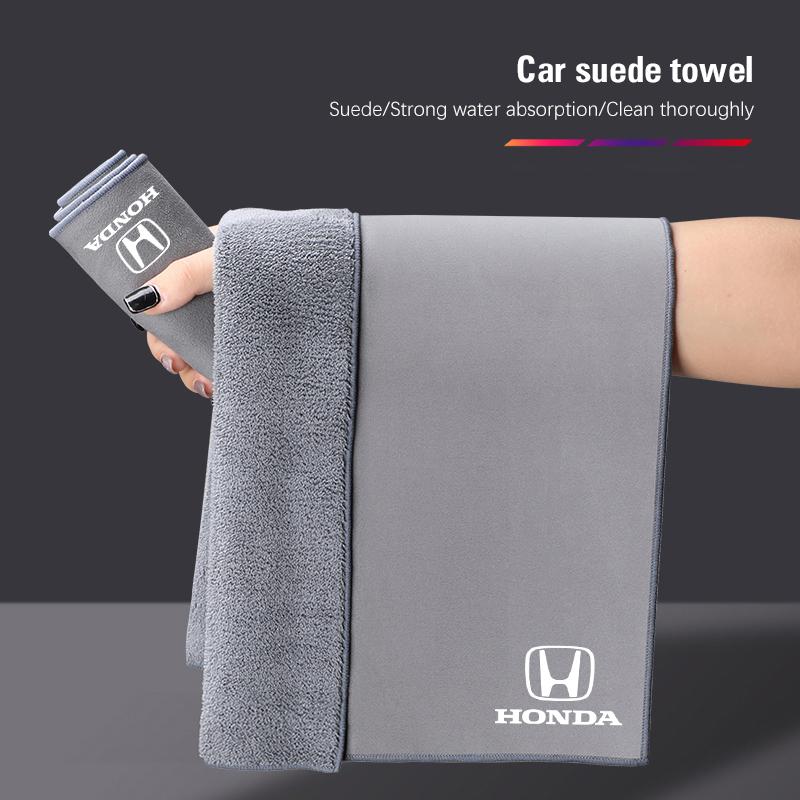 Microfiber Car Towel Super Absorbency Car Cleaning Care Cloth For Honda Civic Accord Fit Jazz Pilot CRV Odyssey Passport City ajv256