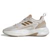 Ozwave PU Fabric Comfortable Thick Sole Height Increasing Low Top Dad Shoes Unisex Sneakers White Brown JI1587