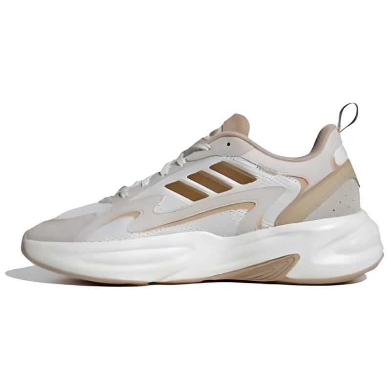 

Adidas Ozwave PU Fabric Comfortable Thick Sole Height Increasing Low Top Dad Shoes Unisex Sneakers White Brown JI1587 43⅓