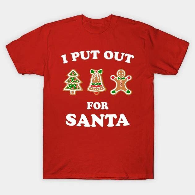 I Put Out for Santa Made in Australia T-Shirt 2XL