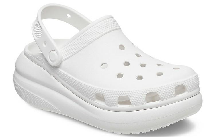 Crocs Crush Clog Clog in EVA 5,2 cm Unisex Bianco 207521-100