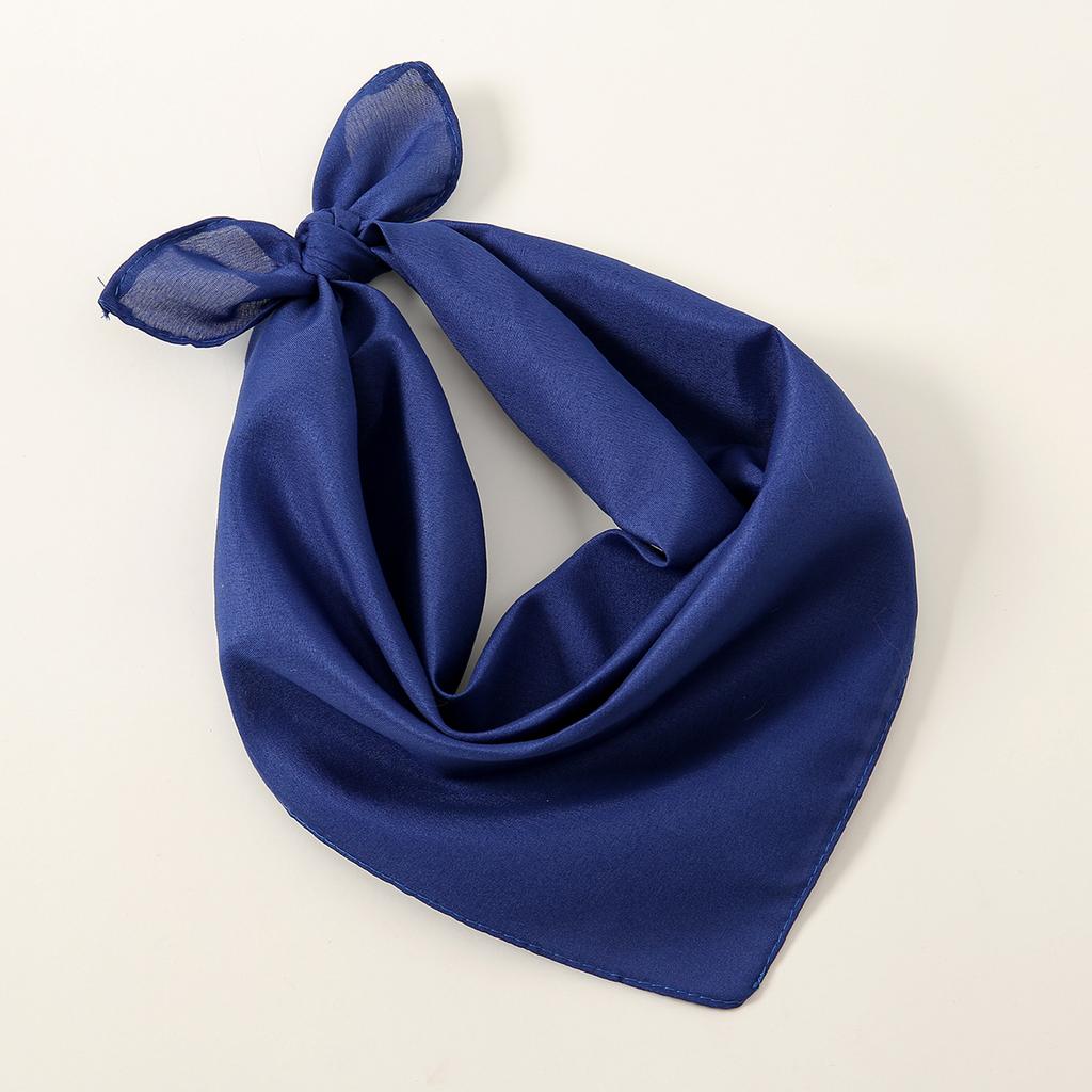 Einfacher quadratischer Polyester-Schal für Damen, Schaloberteil, Kopftücher, Leichte Halstücher, Haarbandana, Halstuch, Muslimischer Hijab