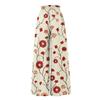 Women's Palazzo Pants Boho Floral Wide Leg Trousers Summer Beach High Waisted Flowy Pants With Pockets