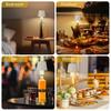 LED Desk Lamp Rechargeable 3 Color Dimming Modern Touch Switch Table Light For Bar Club Restaurant Bedroom Decor Lighting
