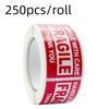 250Pcs Fragile Warning Sticker Roll Handle With Care Keep Shipping Express Label Useful Tag