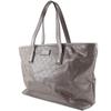 GUCCI Tote Tote Bag 211137 GG implementation Silver PVC coated canvas Women Used