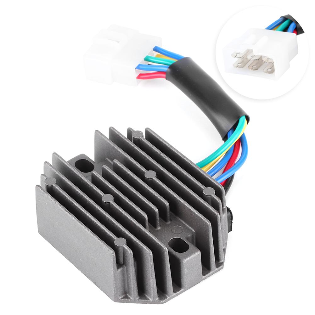 Motorcycle Rectifier Voltage Regulator 185530 RP201‑53710 Fit for Grasshopper 1822D 718D 721D 721G