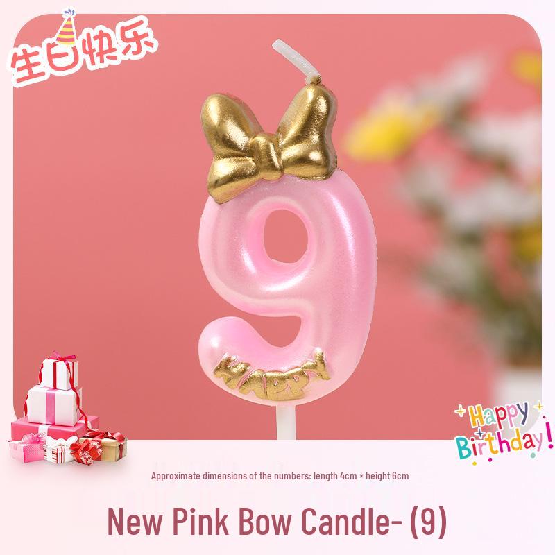 Creative Birthday Candle for Girls - Number One Cake Decoration for Baby and Children