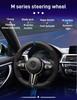 For BMW Series F20 F22 F23 F30 F31 F32 F33 F36 M3 F87 M2 F80 M3 F82 F83  Upgrade Steering Wheel With Half Alcantara Leather