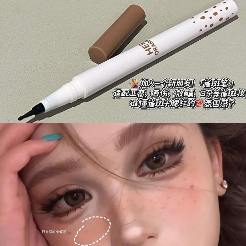 Natural Simulation Freckle Pen Waterproof Easy Coloring Liquid Eyeliner Makeup Pen