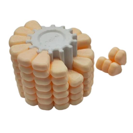 3D Printed Corn Puzzle Stress Relief Sensory Toy Portable Corn Puzzle Finger Fidget Toy for Home Office Entertainment
