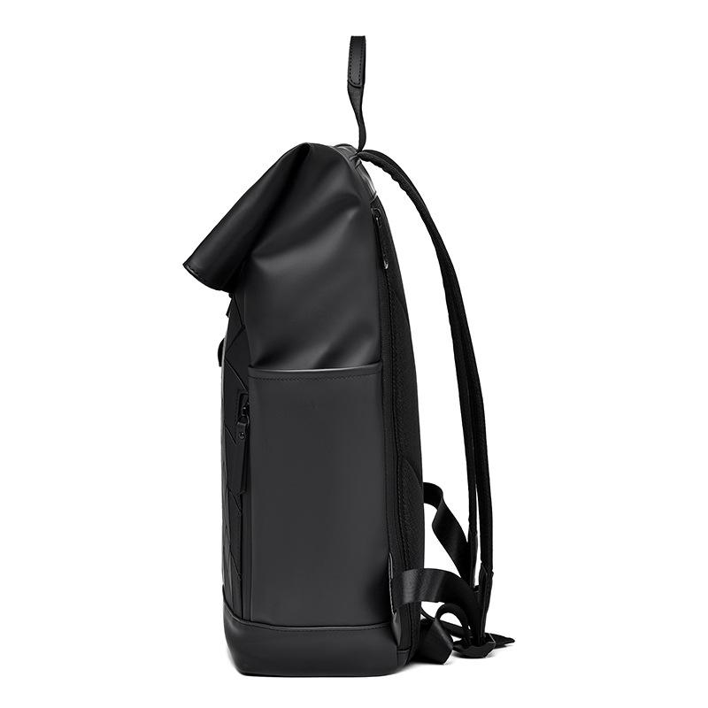 Herrryggsäck av hög kvalitet, Trendig hopvikbar rullryggsäck, Frilufts-, rese- och fritidsryggsäck