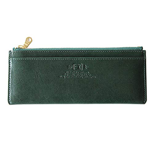 CCOMPANY LIMITED Knowit Genuine Italian Leather Pencil Case (Green)