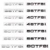 Adesivo logo posteriore per baule auto in ABS 3D 2.0 3.0 4.0 30 35 40 45 50 55 60 TFSI TDI V6t 2.0T per Audi A1 A3 A4 A5 A6 A7 A8 Q2 Q3 Q5