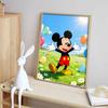 Disney Mickey Mouse Balloons Diamond Art Painting Kit 5D Handmade Diy Diamond Painting, Home Wall Decoration