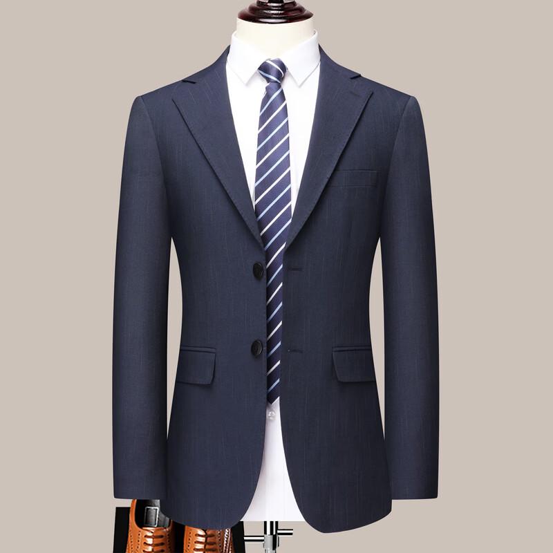 ROMON Men's Slim-Fit Professional Business Suit Set