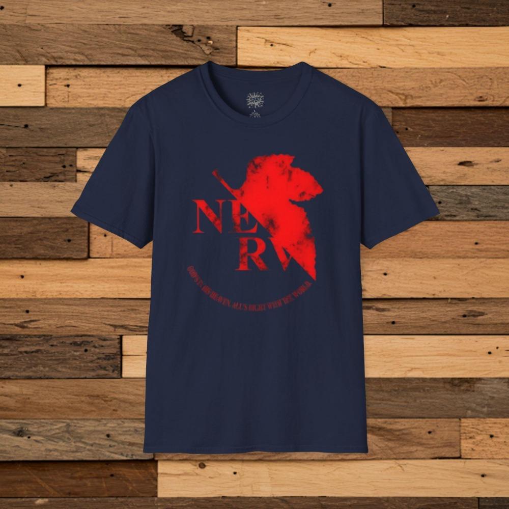 Neon Genesis Evangelion Anime NERV Τυπωμένο T-shirt Ανδρικό και Γυναικείο T-shirt Ανδρικό Top Αθλητικό T-shirt 2026 Καλοκαίρι Νέο Tee