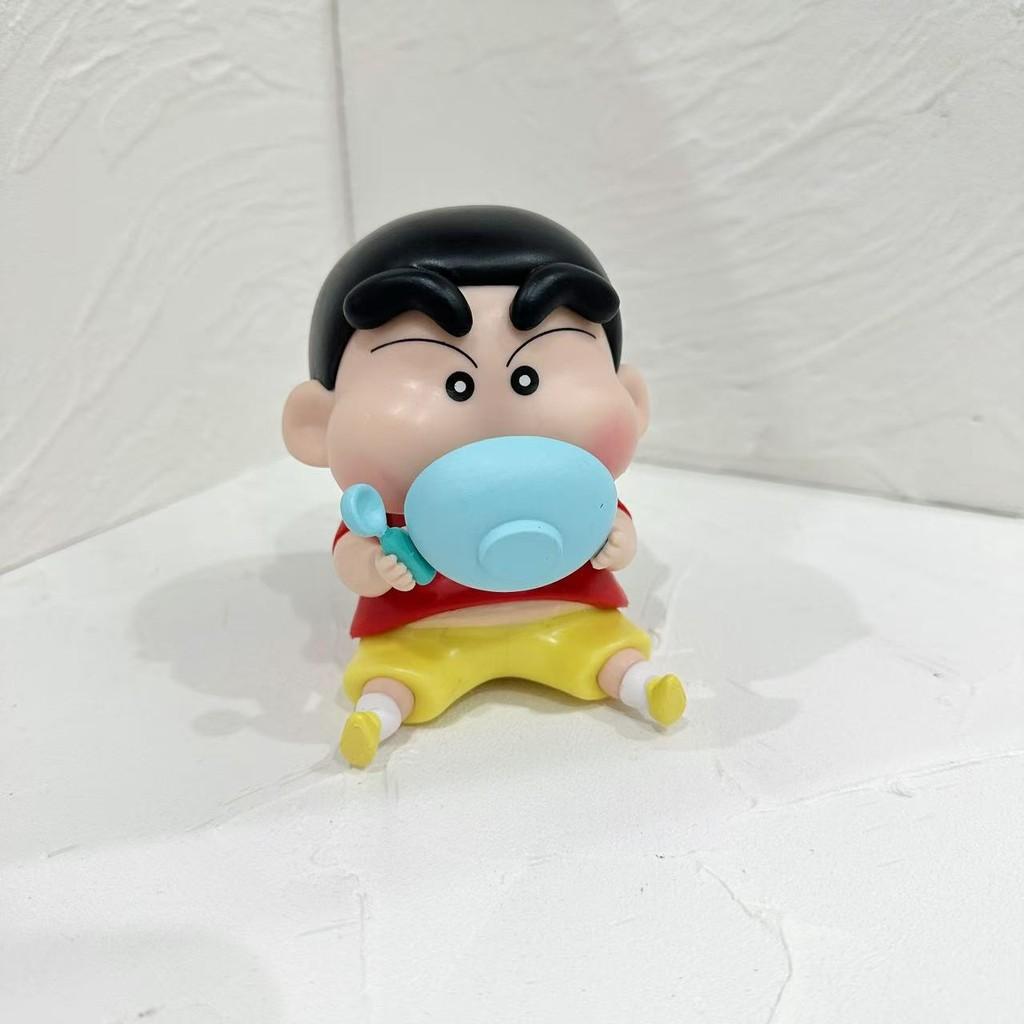 Rice Dry Crayon Shinchan Anime Character Pvc Model For Collectors And Decorators