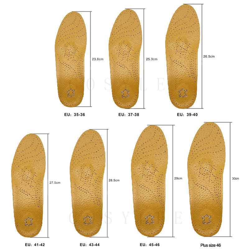 Xiaomi Orthotic Insole For Flat Feet Arch Support Orthopedic Leather Shoes Sole For Men Women O/X Leg Corrected Insoles