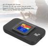 Tragbares 4G-WLAN mit Farb-Download-Geschwindigkeit von 150 Mbit/s für Geschäfts- und Outdoorreisende, Bildschirm, 3650 mAh, Autos, Reisende, (Schwarz)