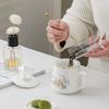Meijin Mutton Fat Jade Ceramic Tea Infuser Mug