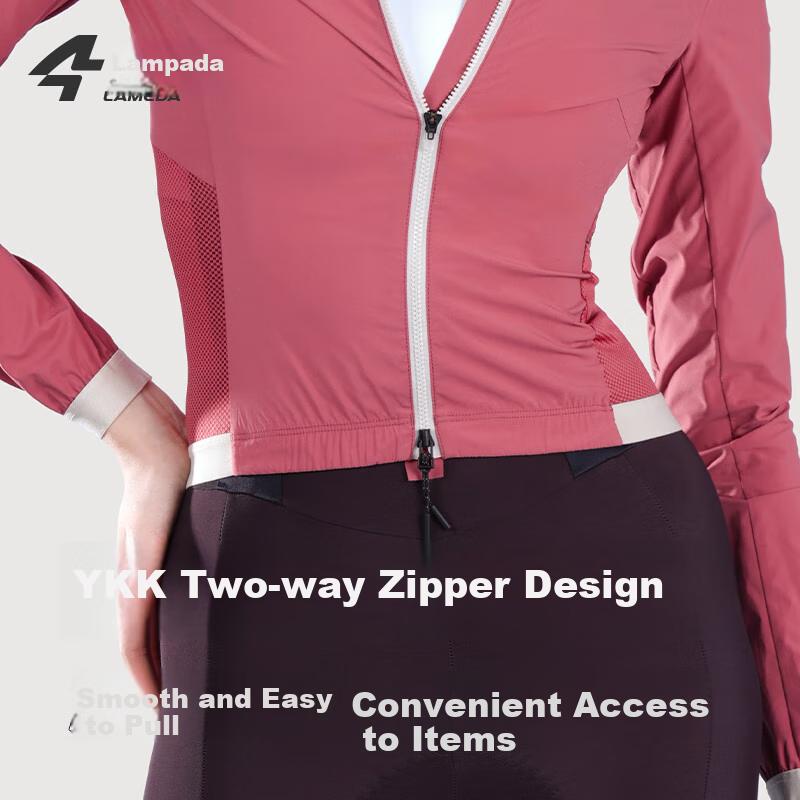 Cycling Jersey for Women, Lightweight Windproof And Water-Resistant Thin Jacket, Portable Road Bike Outer Layer, Sand White, 2XL